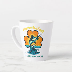A Little Bit of Luck In Every Cup Latte Cup