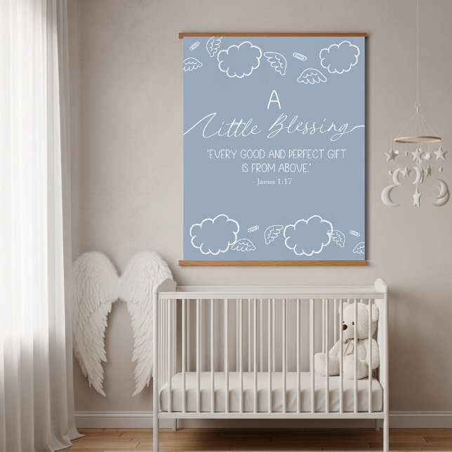 A Little Blessing Nursery  James 1:17 Hanging Tapestry (A Little Blessing Nursery James 1:17 Hanging Tapestry)