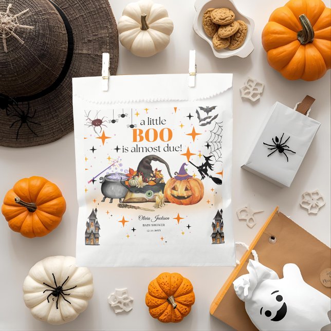 a little boo baby shower baby shower invitations  favour bag (Creator Uploaded)