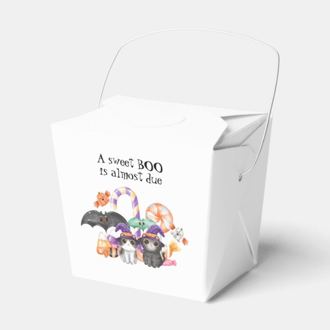 A little BOO Baby Shower Favor Box (Front Side)