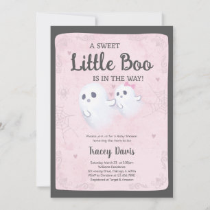 A Little Boo Baby Shower Invitation