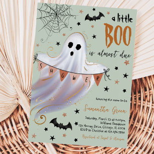 A Little Boo Baby Shower Invitation