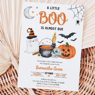 A Little Boo Baby Shower Invitation