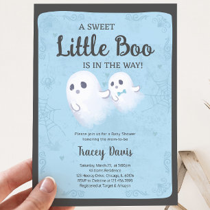 A Little Boo Baby Shower Invitation