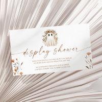 A Little Boo Boho Ghost Baby Shower Display Shower