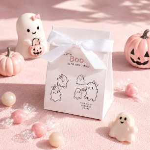 A little Boo Cute Pink Pastel Halloween Favor Box