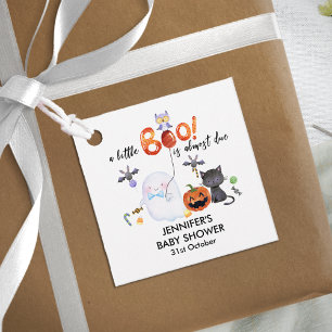 A Little Boo Halloween Baby Shower Favour Tags