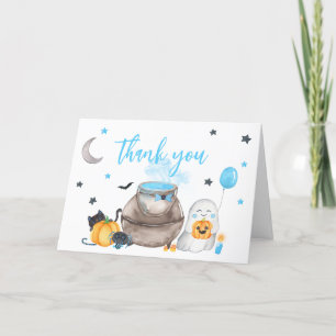 A Little Boo Halloween Baby Shower Thank You Card