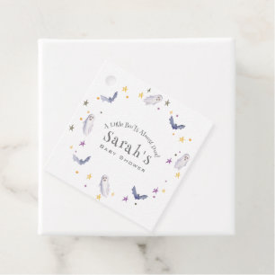 A Little Boo Is Almost Due Halloween Baby Shower Favour Tags