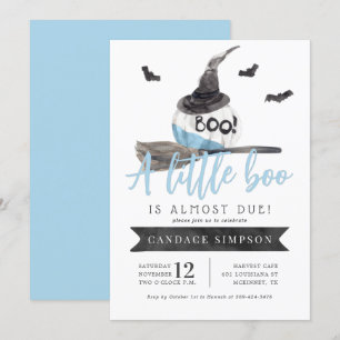 A Little Boo is Almost Due Halloween Baby Shower Invitation