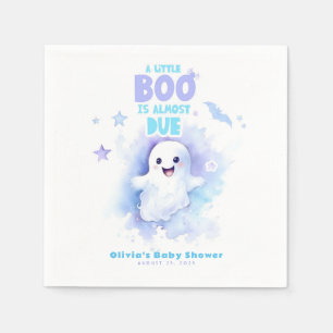 A Little Boo is Almost Due Halloween Baby Shower Napkin