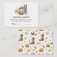 A Little Boo' Western Halloween Diaper Raffle