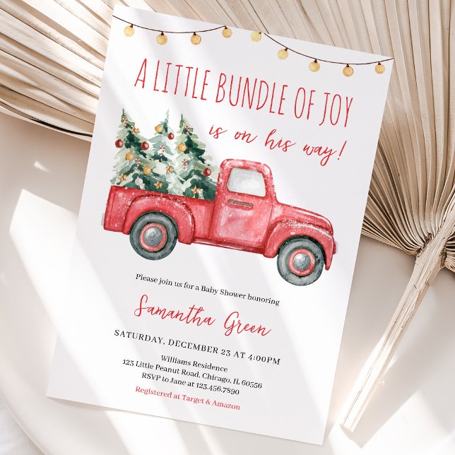 A Little Bundle of Joy Baby Shower Invitation (Creator Uploaded)