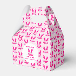 A Little Bunny Is On Her Way Favor Box