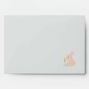 A Little Bunny Is on the Way Baby Shower Envelopes