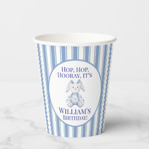 A Little Bunny is Turning One Paper Cups