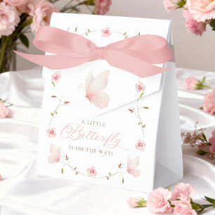 A Little Butterfly Baby Shower Favour Box