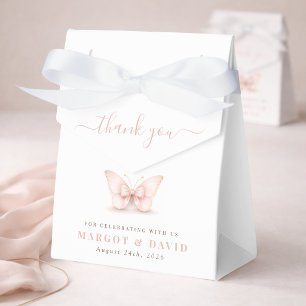 A Little Butterfly Coed Baby Shower Thank You Favor Box