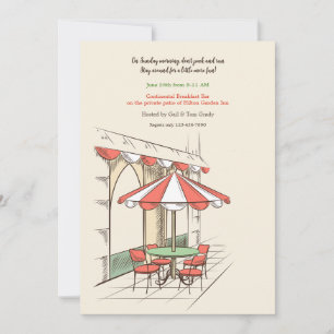 A Little Cafe Invitation