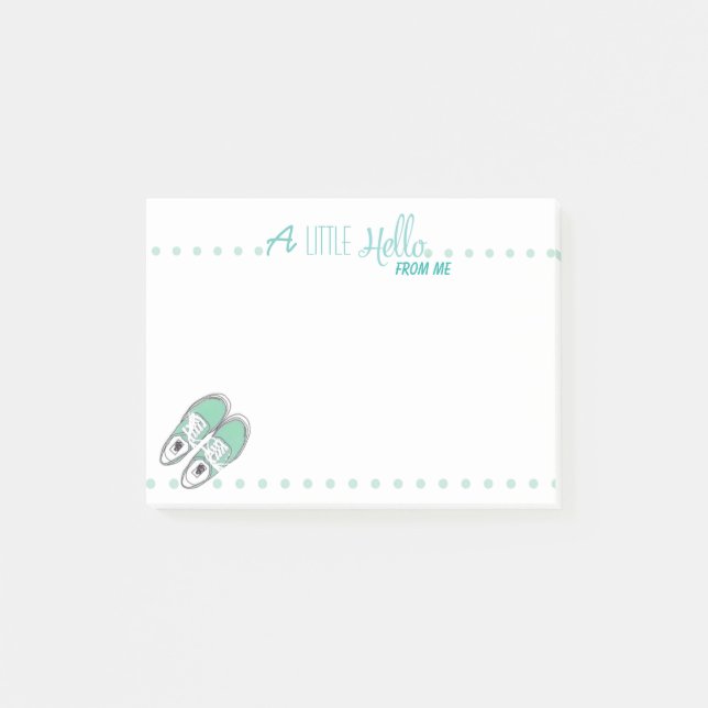 A Little Casual Hello From Me Sticky Notes (Front)