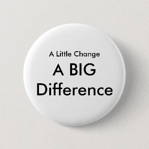 A Little Change 2 Inch Round Button