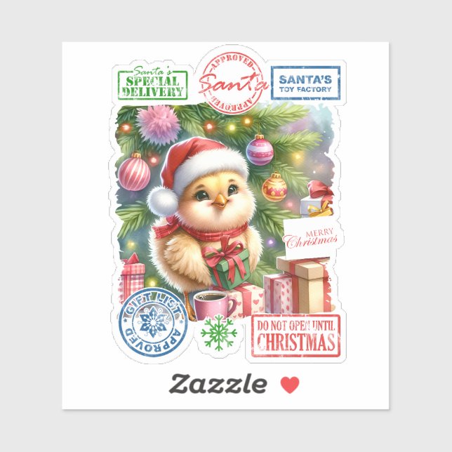 A Little Chick is Ready for Christmas (Sheet)