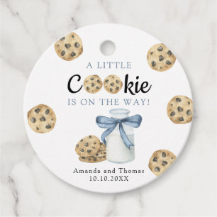 A Little Cookie is on the way Baby shower Favour Tags