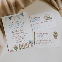 A Little Cow Boy Rodeo Brown West Baby Shower 