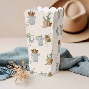 A Little Cowboy Baby Shower  Favor Box