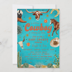 A Little Cowboy Baby Shower Invitation