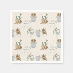 A Little Cowboy Baby Shower  Napkin