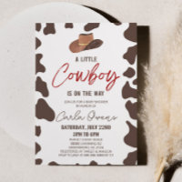 A Little Cowboy Is On The Way! Rodeo Baby Shower