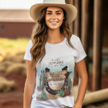 A Little Cowboy Western Boy Baby Shower Tri-Blend Shirt<br><div class="desc">"A Little Cowboy Is On His Way" and we know you are so excited! Celebrate the Mom (or Parents) to Be in rustic western cow poke style with this boy "Baby Shower" design. Features a watercolor sand base with assorted cacti, a horseshoe, boots and cowboy hat along with a rustic...</div>