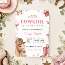 A Little Cowgirl Is on Her Way Baby Shower