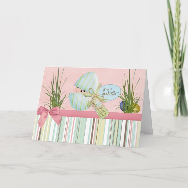 A Little Cracked Easter Card (Front)