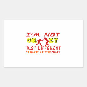 A Little Crazy for Fencing Sticker