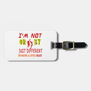 A Little Crazy for Volleyball Luggage Tag