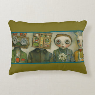 A little crazy Rug Accent Pillow