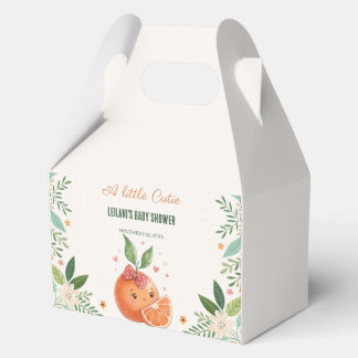 A little Cutie Citrus Grapefruit Botanical  Favor Box