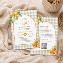 A Little Cutie on the Way All in One Baby Shower