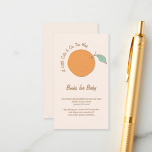 A Little Cutie  On The Way Books for Baby Insert 