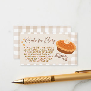 A Little Cutie Pie Books for Baby Insert Card