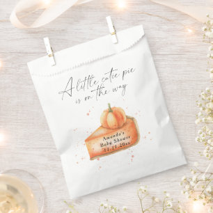 "A little cutie pie is on the way" baby shower Favour Bag
