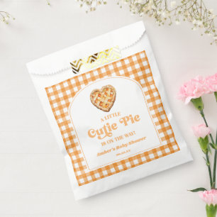 A Little Cutie Pie Retro Baby Shower Favour Bag