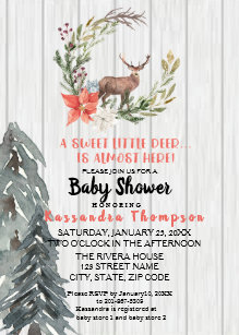Little Buck Invitations Announcements Zazzle Ca