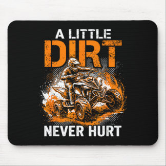 A little dirt hurt quad 4 wheeler atv riding off mouse pad