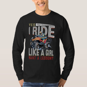 A Little Dirt Never Hurt Atv 4 Wheeler Quad Mx T-Shirt