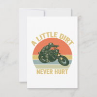 A Little Dirt Never Hurt Funny Motocross Dirt Bike