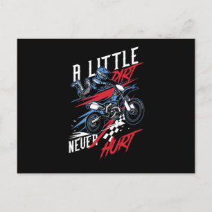 A Little Dirt Never Hurt Quad Racing Offroad ATV G Postcard