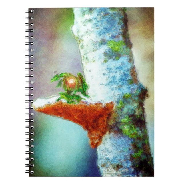 A Little Dragon Sleeps Notebook (Front)